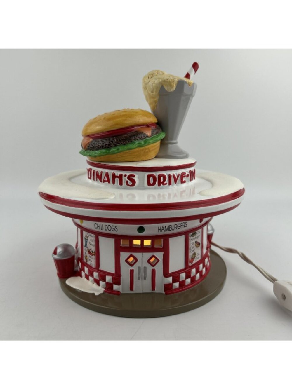 Department 56 The Original Snow Village Dinah's Drive-In No. 54470 Box READ - Picture 2 of 14